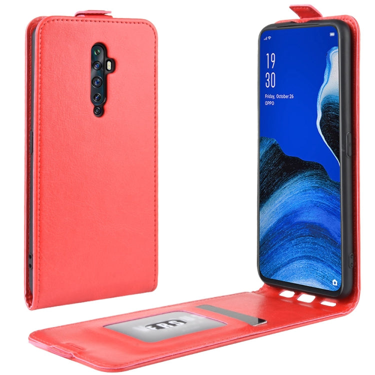 For Oppo Reno2 F / Reno2 Z  Crazy Horse Vertical Flip Leather Protective Case