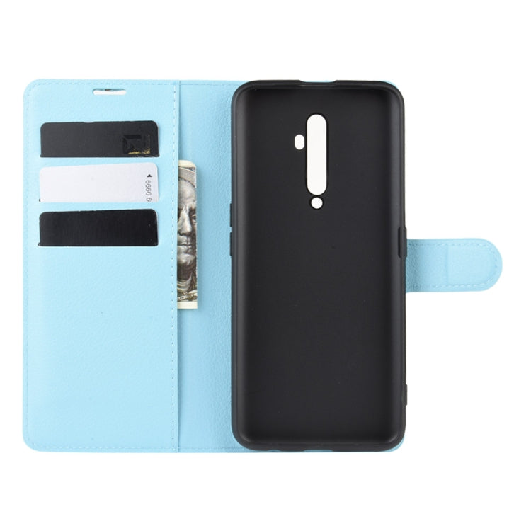 For Oppo Reno2 F / Reno2 Z Litchi Texture Horizontal Flip Leather Case with Wallet & Holder & Card Slots