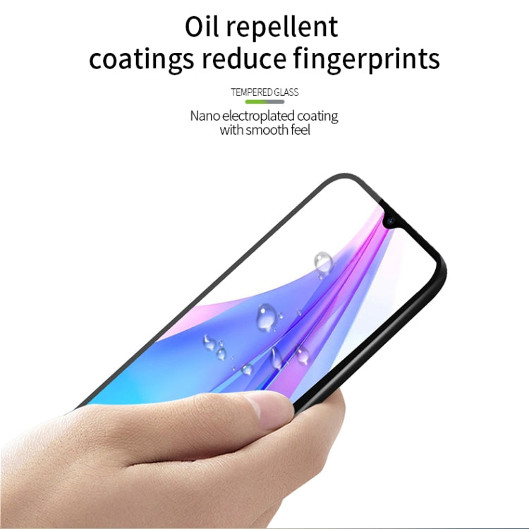 For Xiaomi Redmi Note 8T MOFI 9H 2.5D Full Screen Tempered Glass Film(Black)
