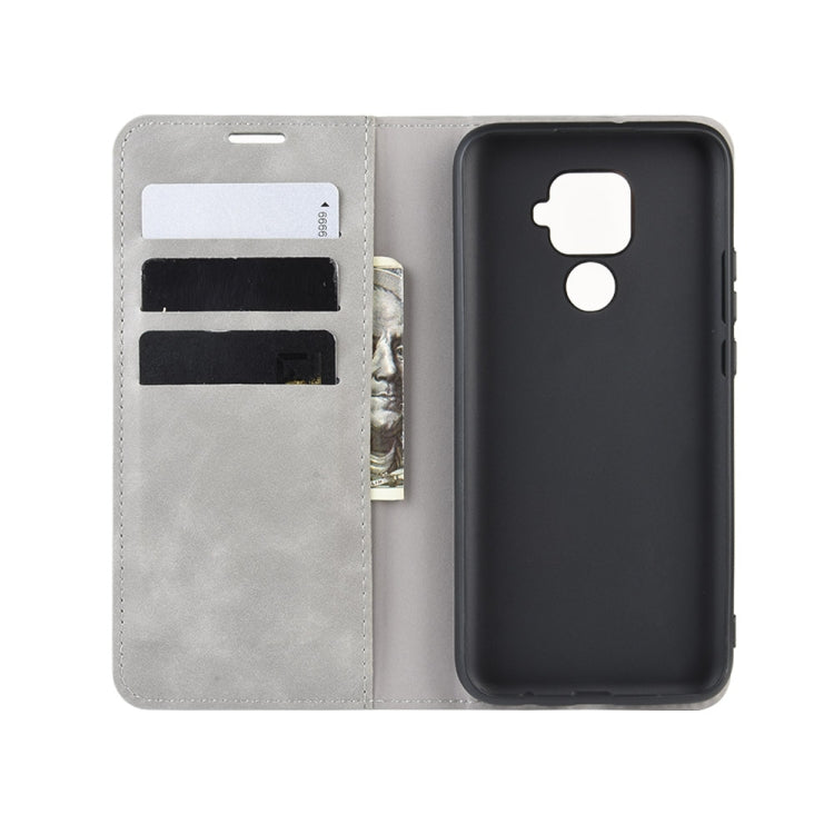 For Huawei Mate 30 Lite / Nova 5Z Retro-skin Business Magnetic Suction Leather Case with Purse-Bracket-Chuck