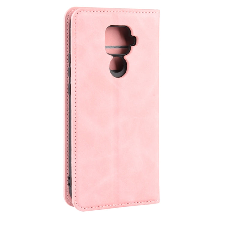 For Huawei Mate 30 Lite / Nova 5Z Retro-skin Business Magnetic Suction Leather Case with Purse-Bracket-Chuck