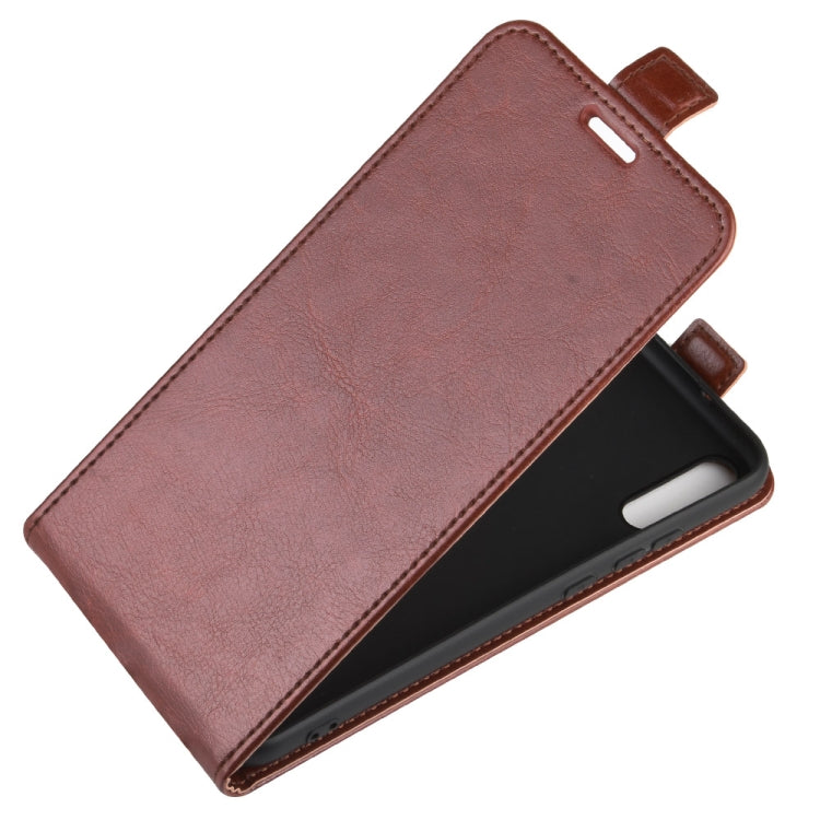 For Huawei Enjoy 10  Crazy Horse Vertical Flip Leather Protective Case