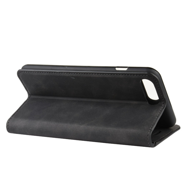 For iPhone 8 Plus / 7 Plus  Retro-skin Business Magnetic Suction Leather Case with Purse-Bracket-Chuck