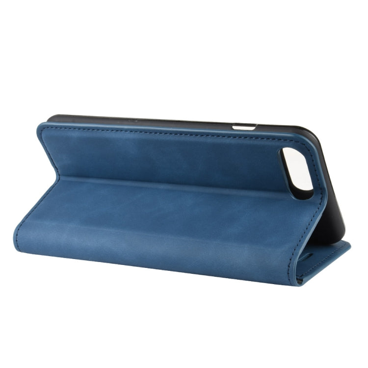 For iPhone 8 Plus / 7 Plus  Retro-skin Business Magnetic Suction Leather Case with Purse-Bracket-Chuck