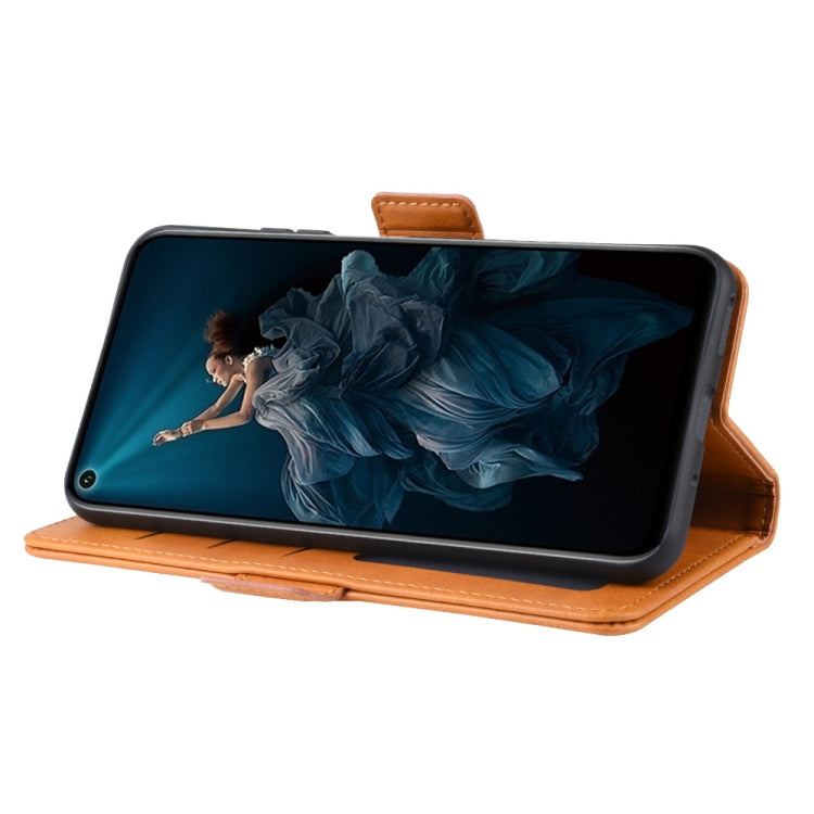 For Huawei Honor 20/Nova 5T Double Buckle Crazy Horse Business Mobile Phone Holster with Card Wallet Bracket Function