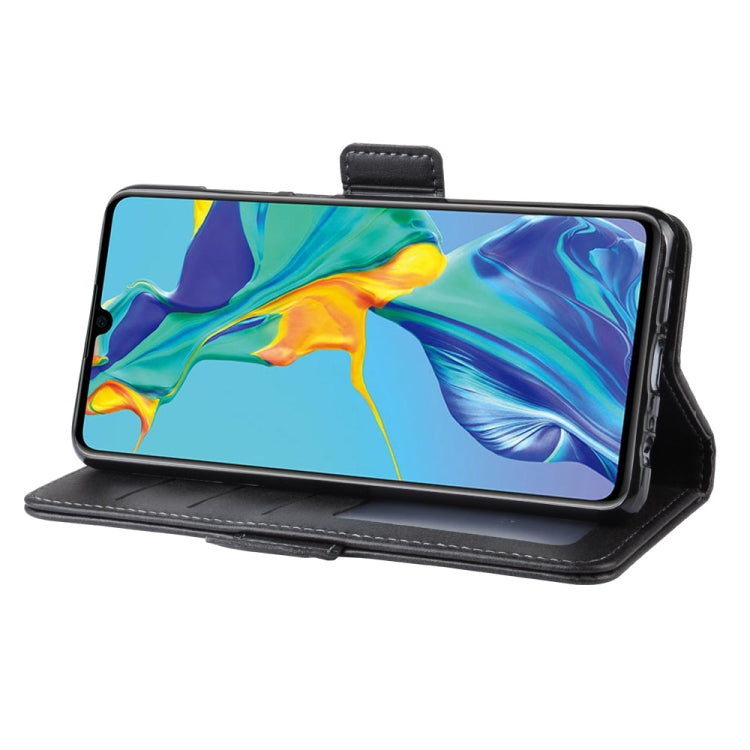 For Huawei P30 Dual-side Magnetic Buckle Horizontal Flip Leather Case with Holder & Card Slots & Wallet & Photo Frame