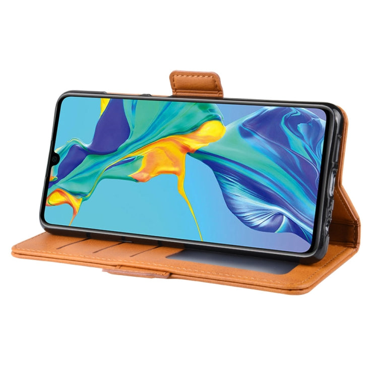 For Huawei P30 Dual-side Magnetic Buckle Horizontal Flip Leather Case with Holder & Card Slots & Wallet & Photo Frame