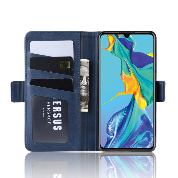 For Huawei P30 Dual-side Magnetic Buckle Horizontal Flip Leather Case with Holder & Card Slots & Wallet & Photo Frame