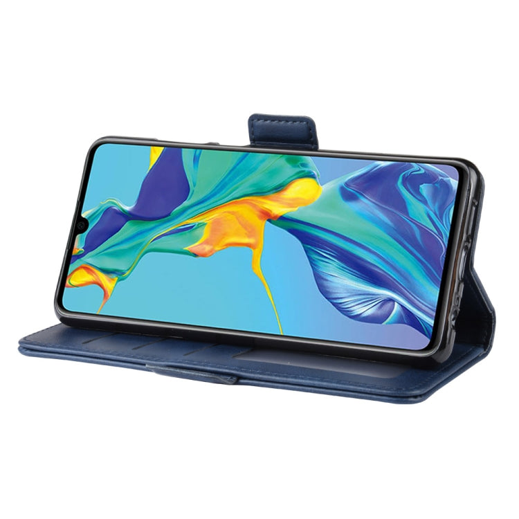 For Huawei P30 Dual-side Magnetic Buckle Horizontal Flip Leather Case with Holder & Card Slots & Wallet & Photo Frame