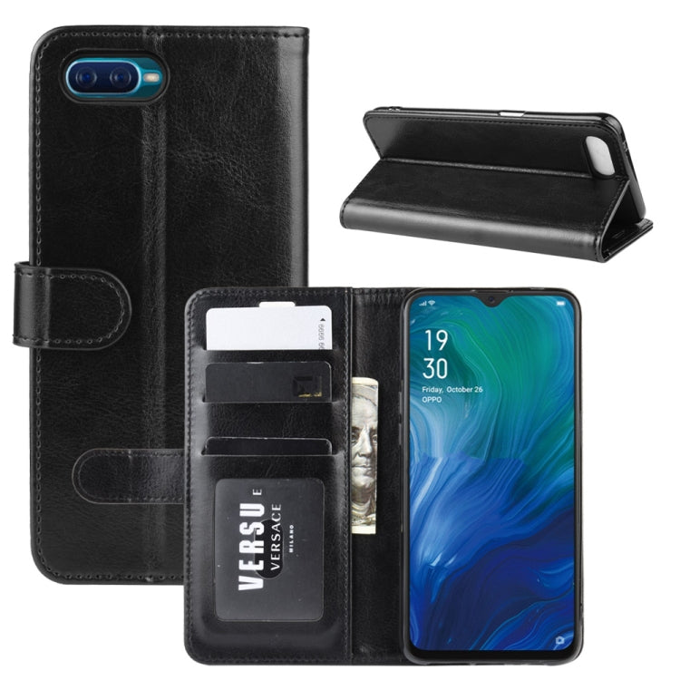 For Oppo Reno A  R64 Texture Single Fold Horizontal Flip Leather Case with Holder & Card Slots & Wallet