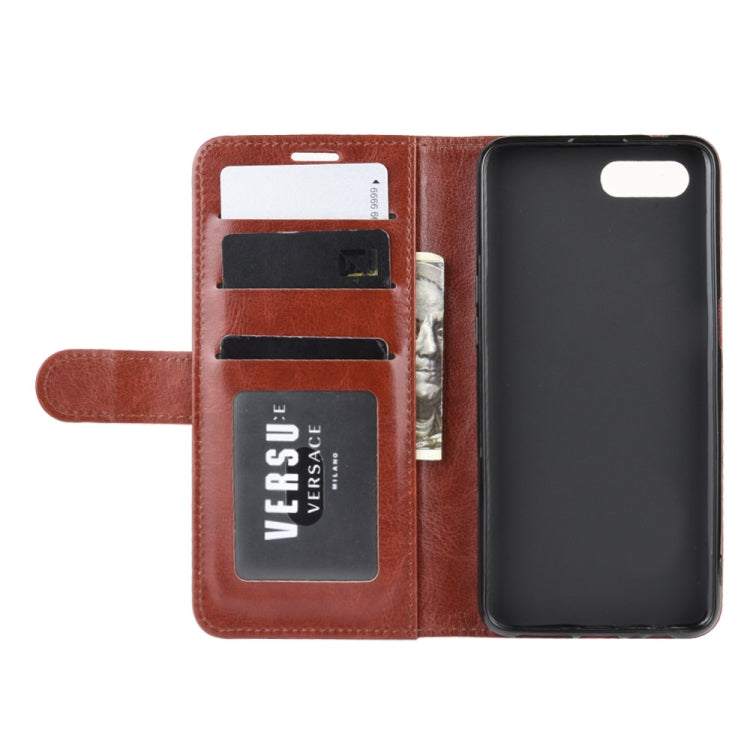 For Oppo Reno A  R64 Texture Single Fold Horizontal Flip Leather Case with Holder & Card Slots & Wallet