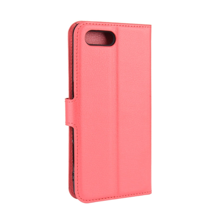 For Oppo Reno A Litchi Texture Horizontal Flip Leather Case with Wallet & Holder & Card Slots