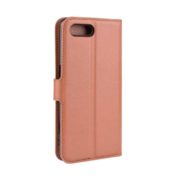 For Oppo Reno A Litchi Texture Horizontal Flip Leather Case with Wallet & Holder & Card Slots