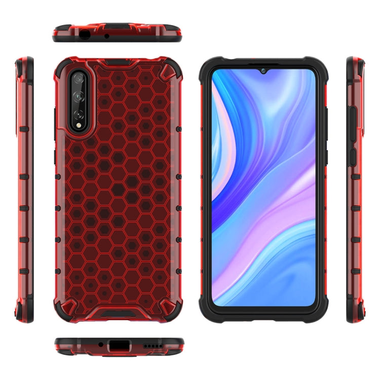 For  Huawei Enjoy10S  Shockproof Honeycomb PC + TPU Case