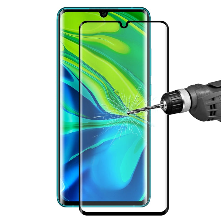For XIAOMI MI CC9 Pro / MI Note 10 Global ENKAY Hat-Prince 0.26mm 9H 3D Explosion-proof Full Screen Curved Heat Bending Tempered Glass Film
