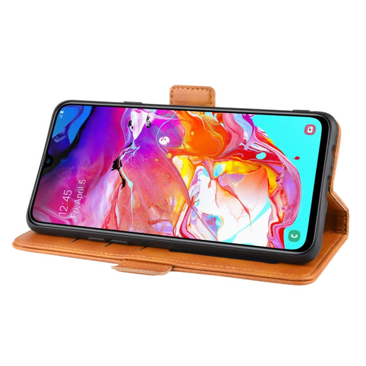 For Galaxy A20s Dual-side Magnetic Buckle Horizontal Flip Leather Case with Holder & Card Slots & Wallet & Photo Frame