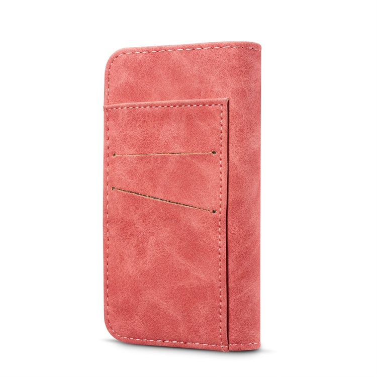 For iPhone X Retro Magnetic Detachable Horizontal Flip Leather Case with Card Slots & Wallet & Photo Frame