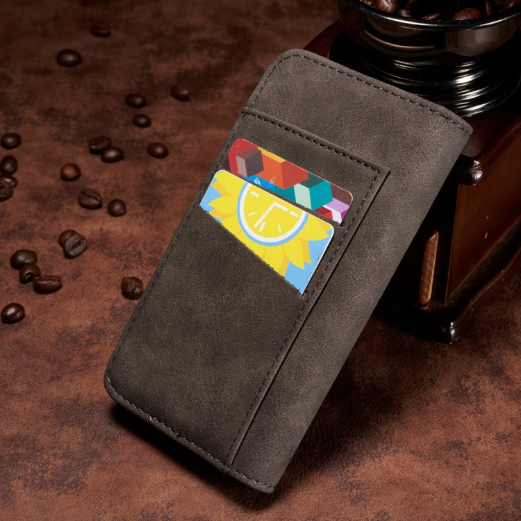 For iPhone XS Max Retro Magnetic Detachable Horizontal Flip Leather Case with Card Slots & Wallet & Photo Frame