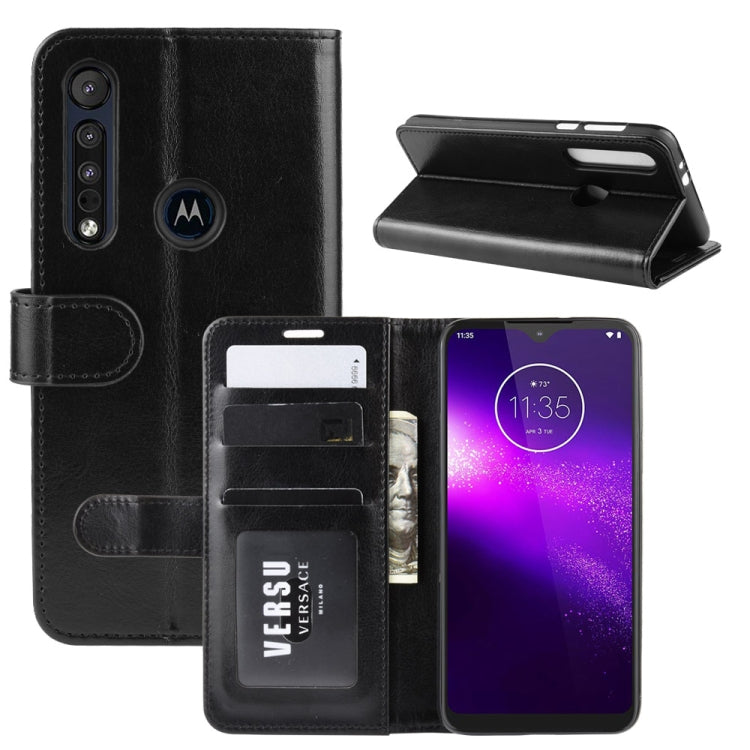 For Motorola One Macro / G8 Play R64 Texture Single Fold Horizontal Flip Leather Case with Holder & Card Slots & Wallet