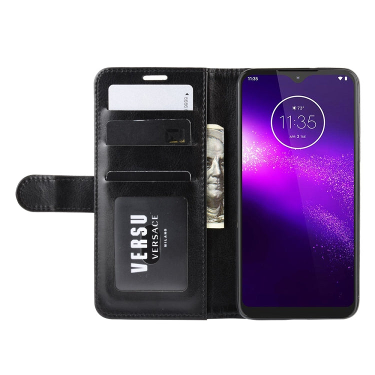 For Motorola One Macro / G8 Play R64 Texture Single Fold Horizontal Flip Leather Case with Holder & Card Slots & Wallet