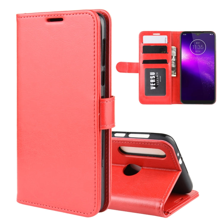 For Motorola One Macro / G8 Play R64 Texture Single Fold Horizontal Flip Leather Case with Holder & Card Slots & Wallet