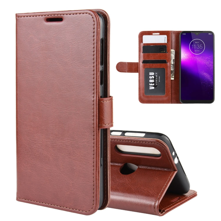 For Motorola One Macro / G8 Play R64 Texture Single Fold Horizontal Flip Leather Case with Holder & Card Slots & Wallet