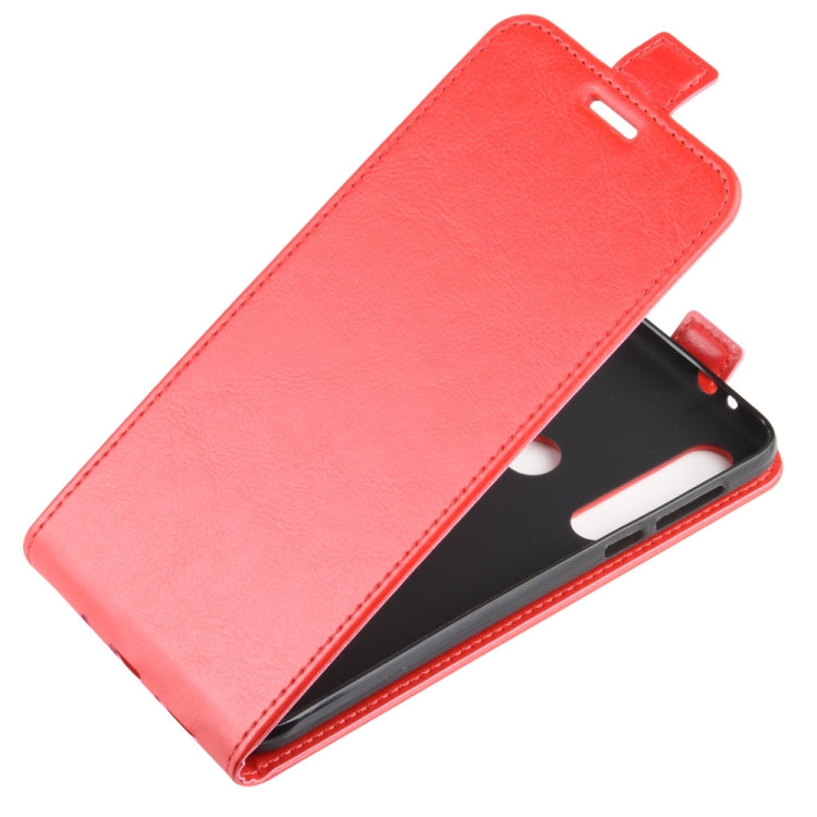 For Motorola One Macro / G8 Play Crazy Horse Vertical Flip Leather Protective Case