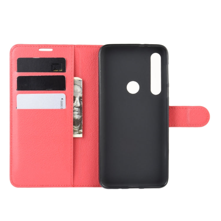 For Motorola One Macro / G8 Play Litchi Texture Horizontal Flip Leather Case with Wallet & Holder & Card Slots