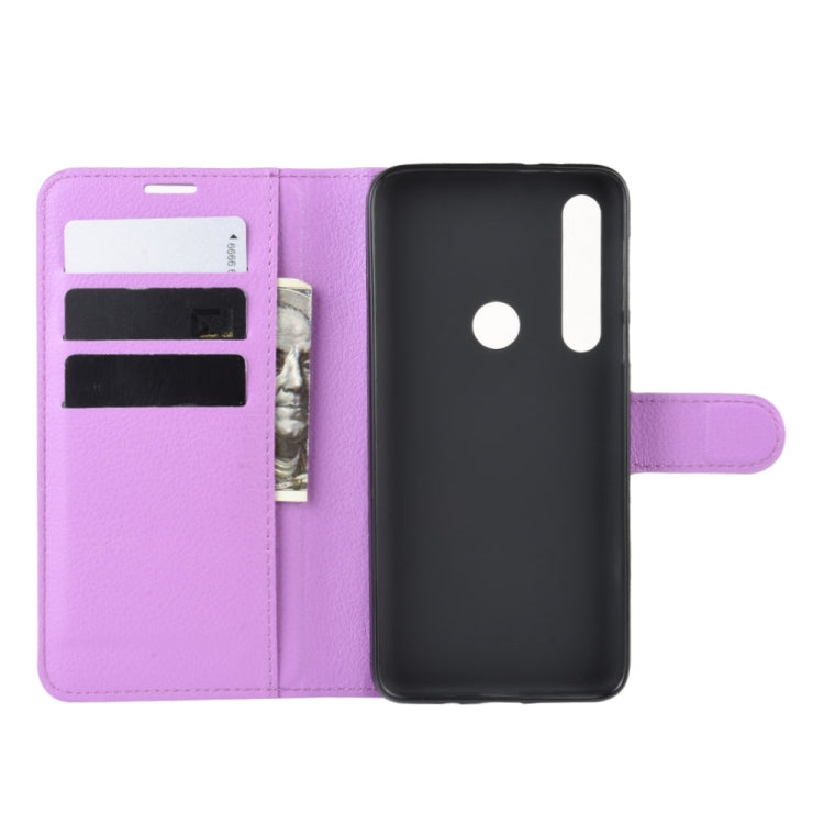 For Motorola One Macro / G8 Play Litchi Texture Horizontal Flip Leather Case with Wallet & Holder & Card Slots