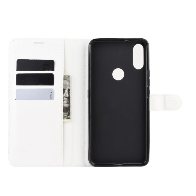 For Alcatel 3V 2019 Litchi Texture Horizontal Flip Leather Case with Wallet & Holder & Card Slots