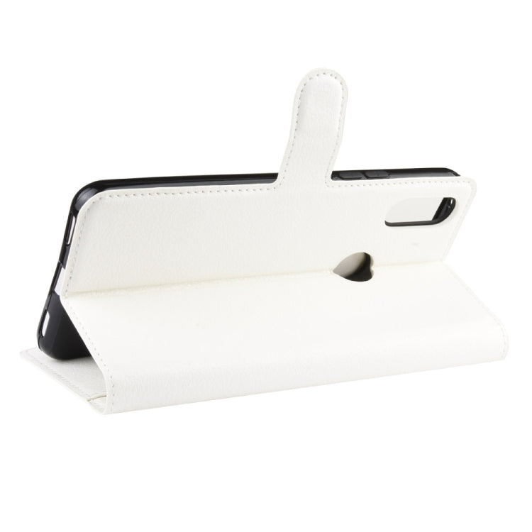 For Alcatel 3V 2019 Litchi Texture Horizontal Flip Leather Case with Wallet & Holder & Card Slots