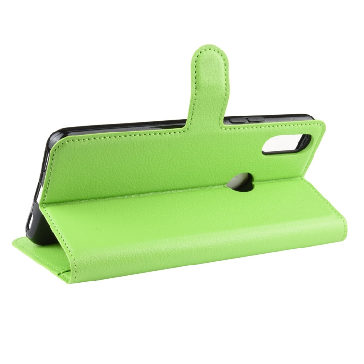 For Alcatel 3V 2019 Litchi Texture Horizontal Flip Leather Case with Wallet & Holder & Card Slots