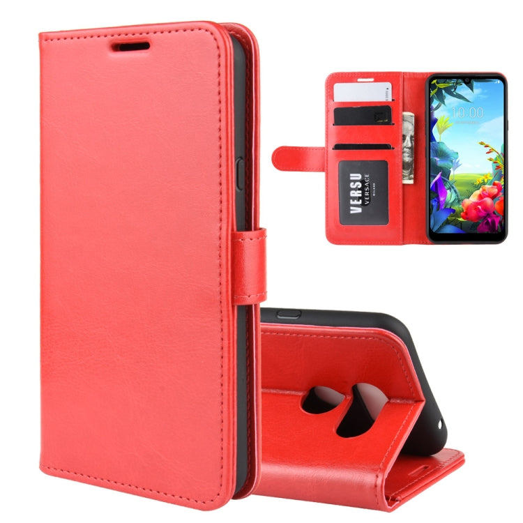 For LG K40S R64 Texture Single Fold Horizontal Flip Leather Case with Holder & Card Slots & Wallet