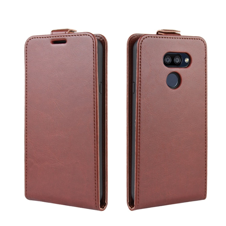For LG K40S Crazy Horse Vertical Flip Leather Protective Case