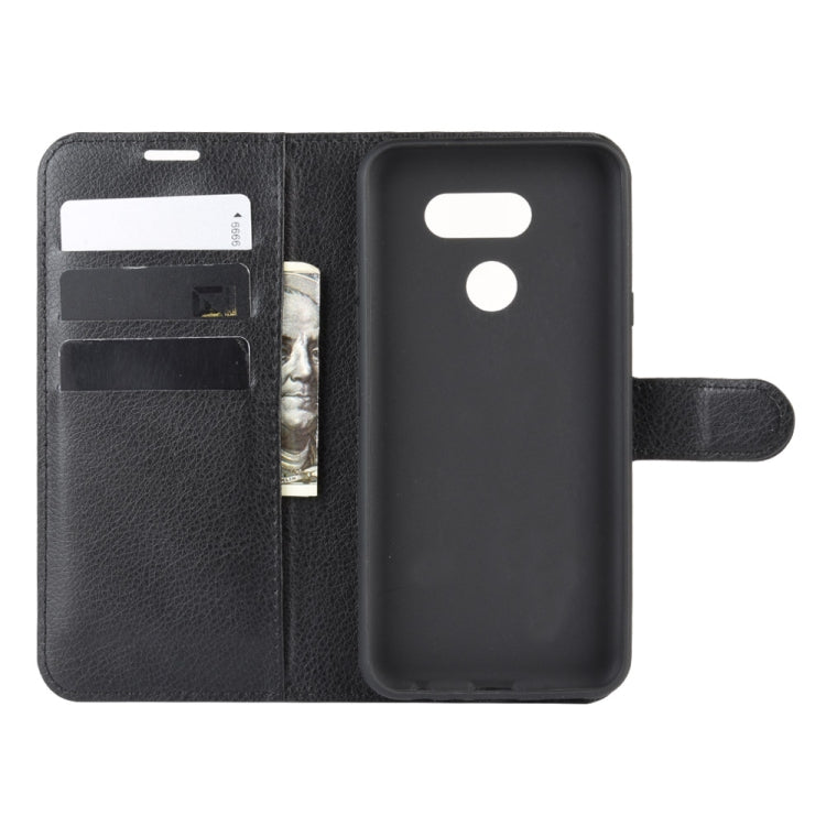 For LG K40S Litchi Texture Horizontal Flip Leather Case with Wallet & Holder & Card Slots