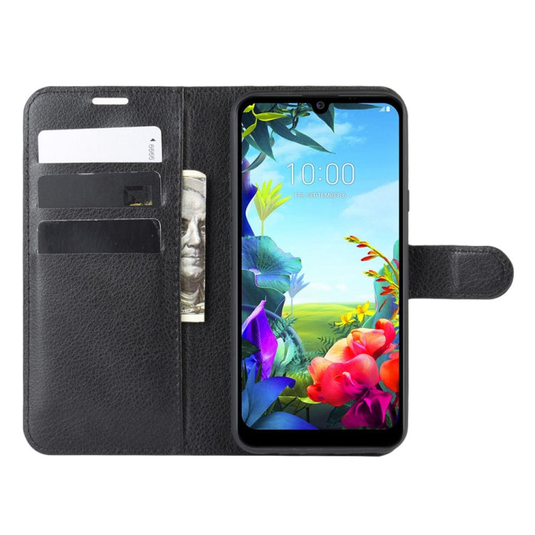 For LG K40S Litchi Texture Horizontal Flip Leather Case with Wallet & Holder & Card Slots
