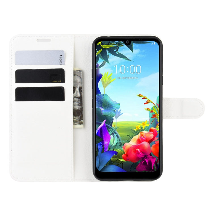 For LG K40S Litchi Texture Horizontal Flip Leather Case with Wallet & Holder & Card Slots