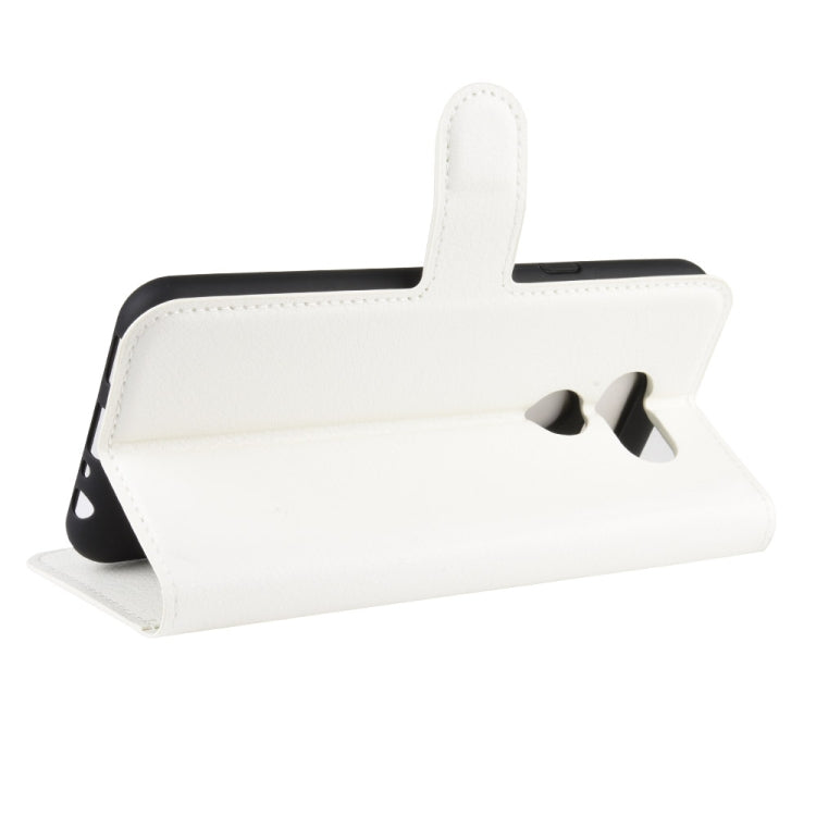 For LG K40S Litchi Texture Horizontal Flip Leather Case with Wallet & Holder & Card Slots