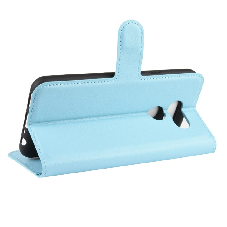 For LG K40S Litchi Texture Horizontal Flip Leather Case with Wallet & Holder & Card Slots