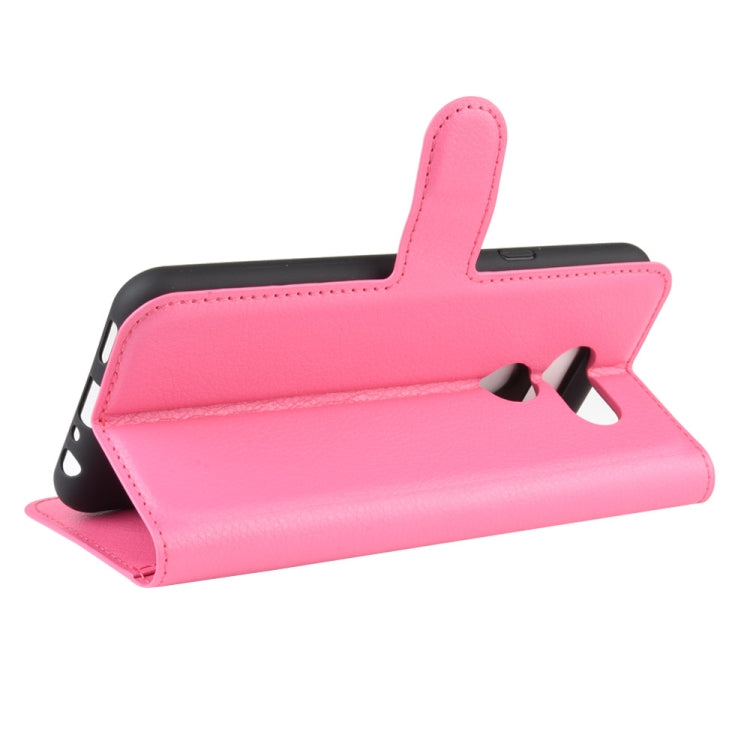 For LG K40S Litchi Texture Horizontal Flip Leather Case with Wallet & Holder & Card Slots