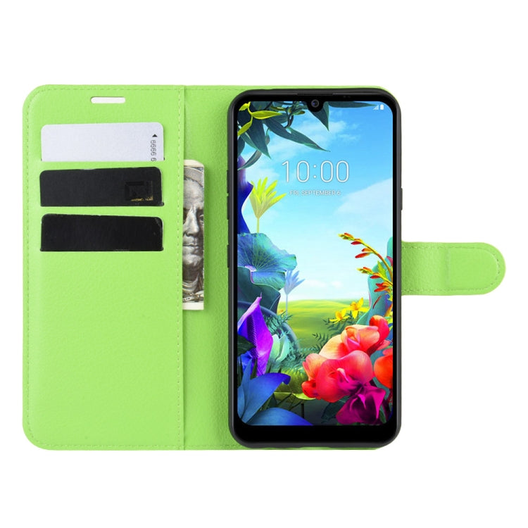 For LG K40S Litchi Texture Horizontal Flip Leather Case with Wallet & Holder & Card Slots