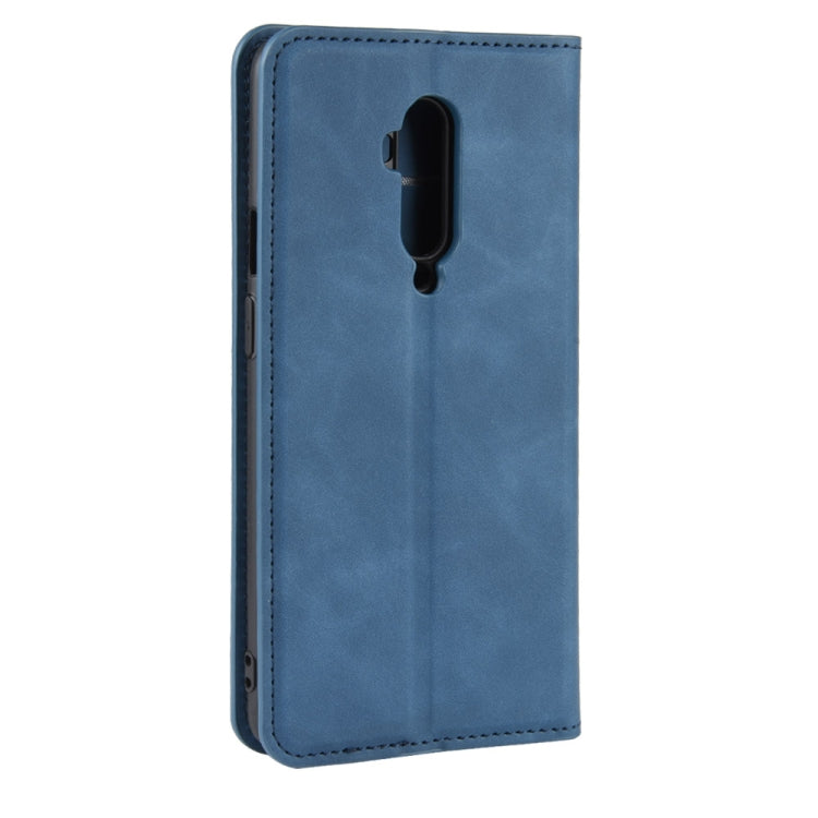 For OnePlus 7T Pro Retro-skin Business Magnetic Suction Leather Case with Purse-Bracket-Chuck