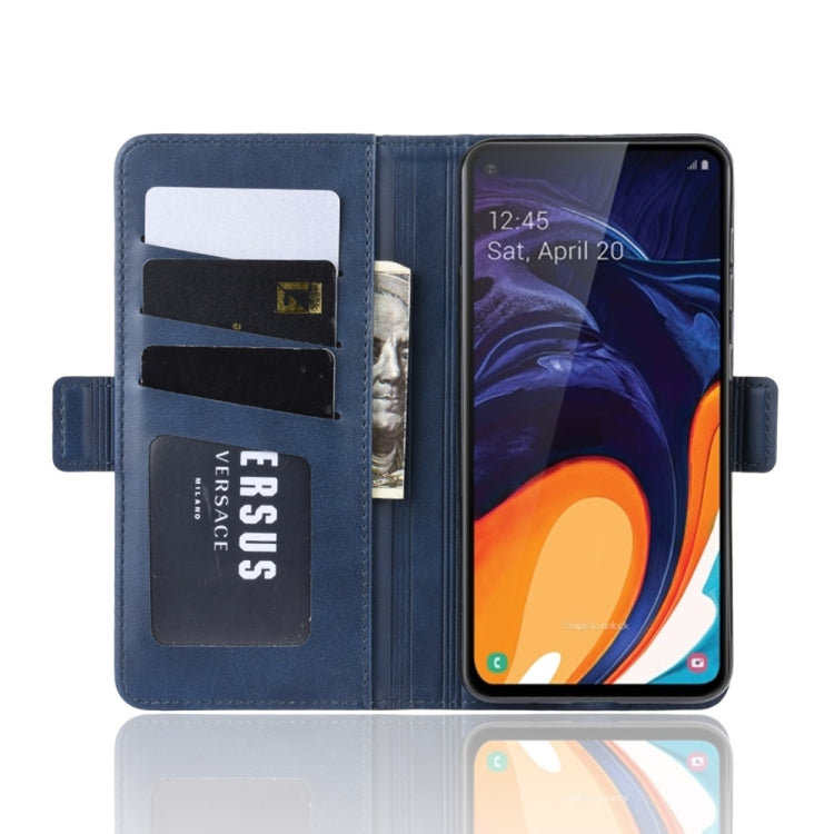 For Samsung Galaxy A60 Dual-side Magnetic Buckle Horizontal Flip Leather Case with Holder & Card Slots & Wallet & Photo Frame