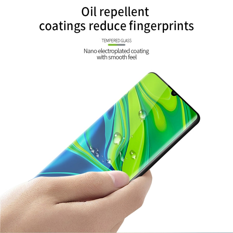 For Xiaomi CC9 Pro / Xiaomi Note10 MOFI 9H 3D Explosion Proof Thermal Bending Full Screen Covered With Tempered Glass Film(Black)