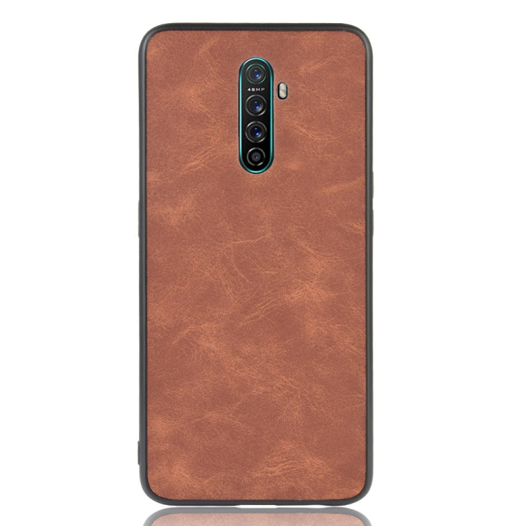 For OPPO Realme X2 Pro / Reno Ace Shockproof Sheep Skin PC + PU + TPU Case(Brown)