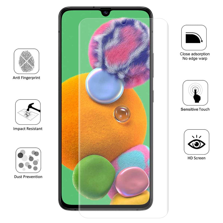 For Galaxy A90 5G / A70s 2 PCS ENKAY Hat-Prince 0.1mm 3D Full Screen Protector Explosion-proof Hydrogel Film