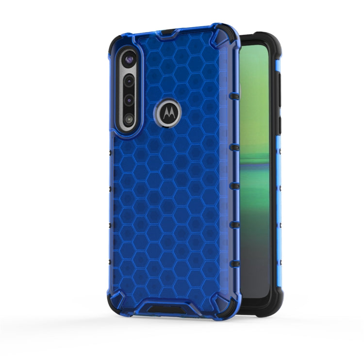 For Motorola Moto G8 Play  Shockproof Honeycomb PC + TPU Case