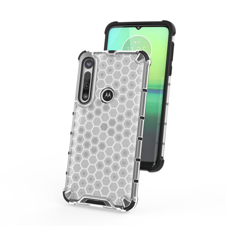 For Motorola Moto G8 Play  Shockproof Honeycomb PC + TPU Case