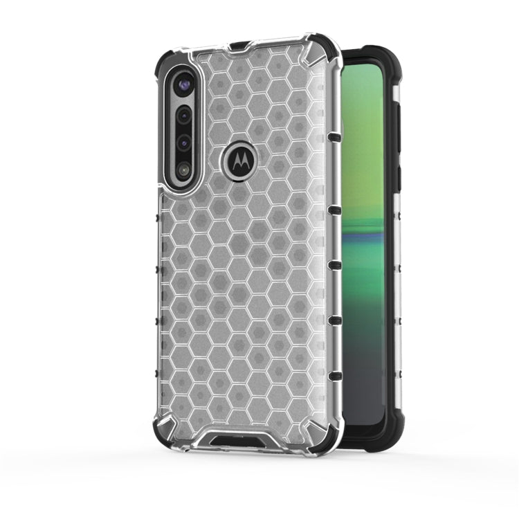 For Motorola Moto G8 Play  Shockproof Honeycomb PC + TPU Case