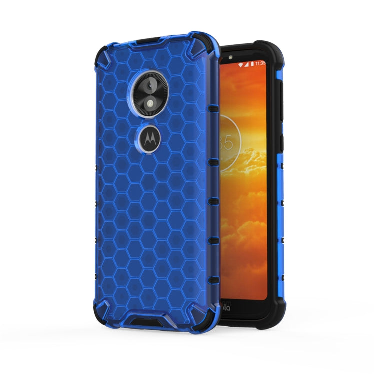 For Motorola Moto E5 Play Go Shockproof Honeycomb PC + TPU Case